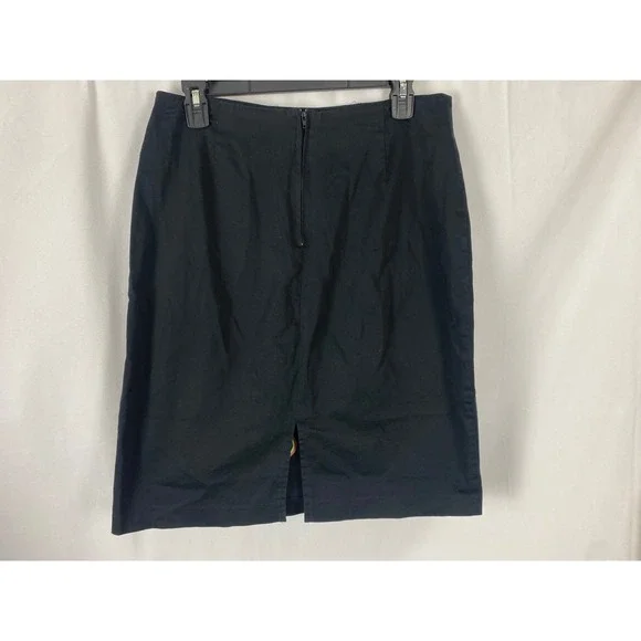 Wildlife New‎ York Black Beaded Circle Embellished Pencil Skirt Back Zip Slit - Picture 2 of 10